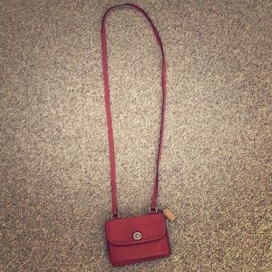 Coach cross body phone wallet